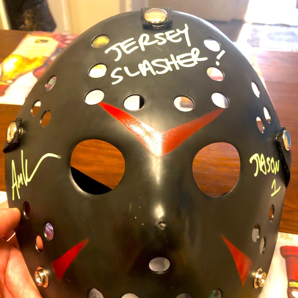 Ari Lehman Jason Mask Friday The 13th AUTOGRAPH✍🏼